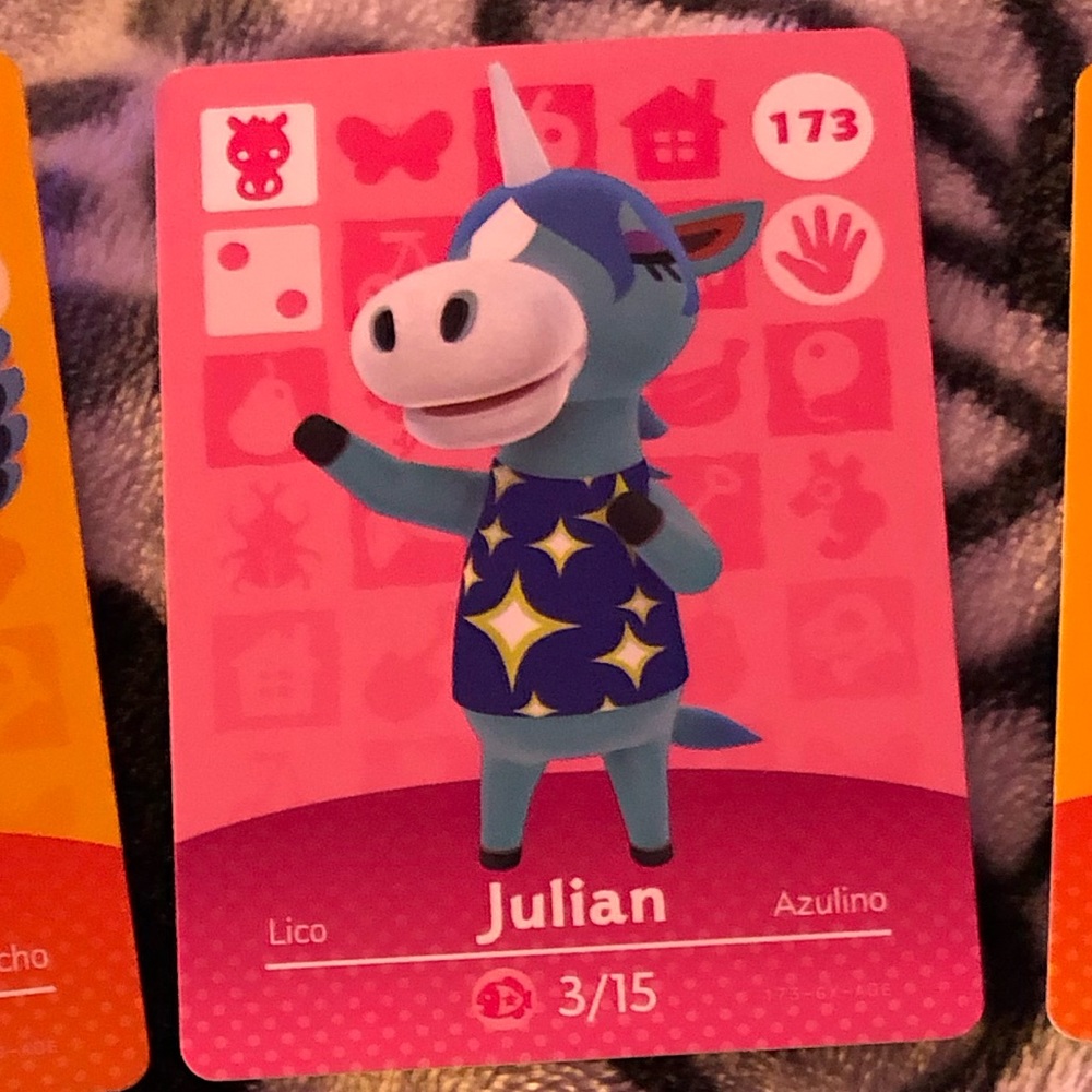 Julian amiibo card